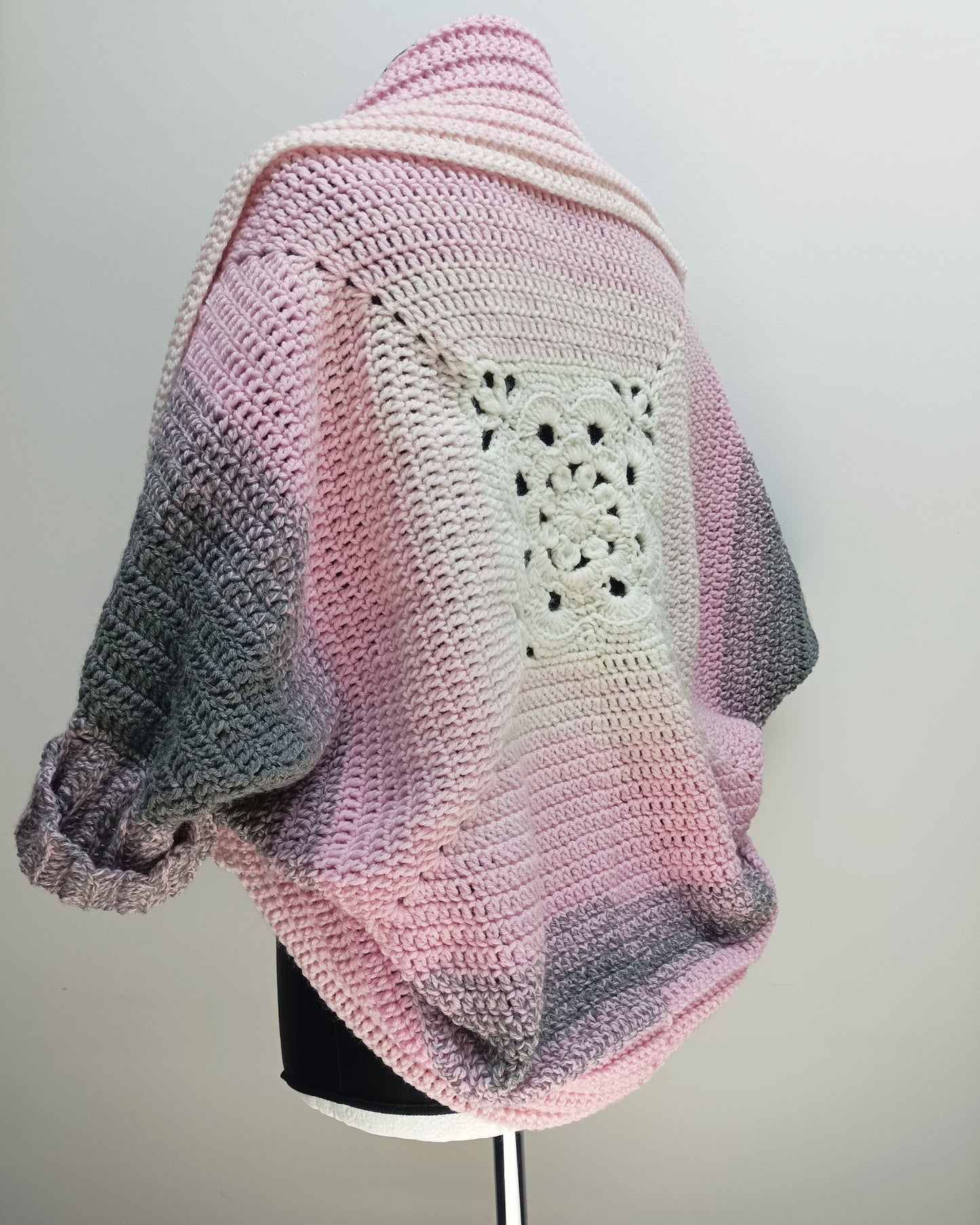 Granny square cardigan bolero