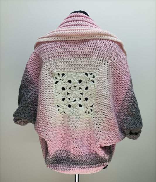 Granny square cardigan bolero