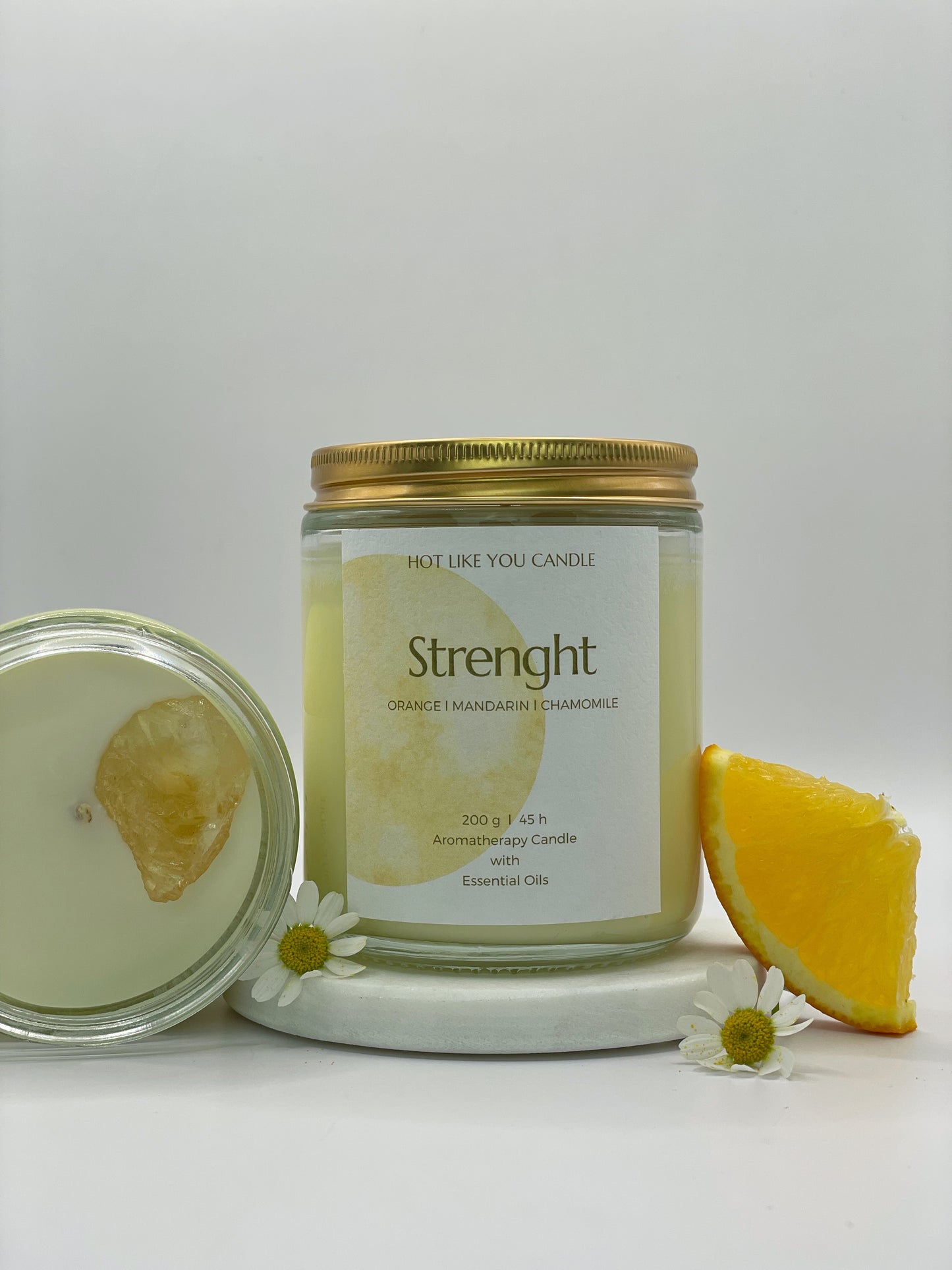 Strenght – Solar Plexus Chakra Manifestation Candle