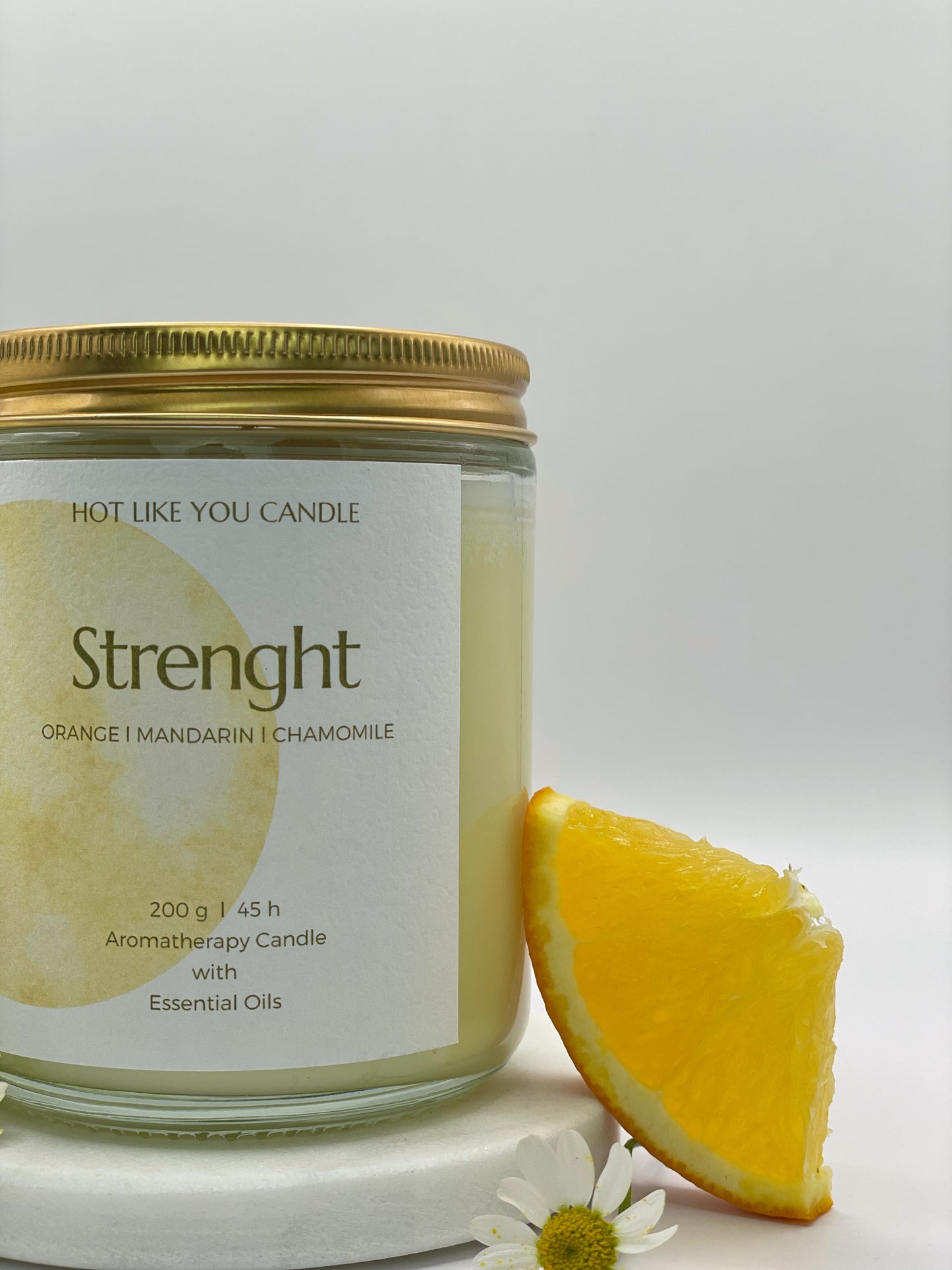 Strenght – Solar Plexus Chakra Manifestation Candle