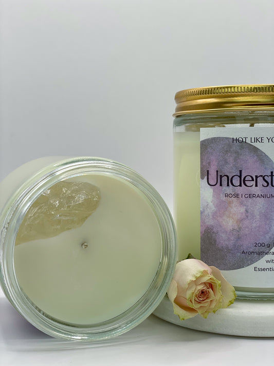 Understanding/Poznanie – Manifestačná sviečka korunnej čakry