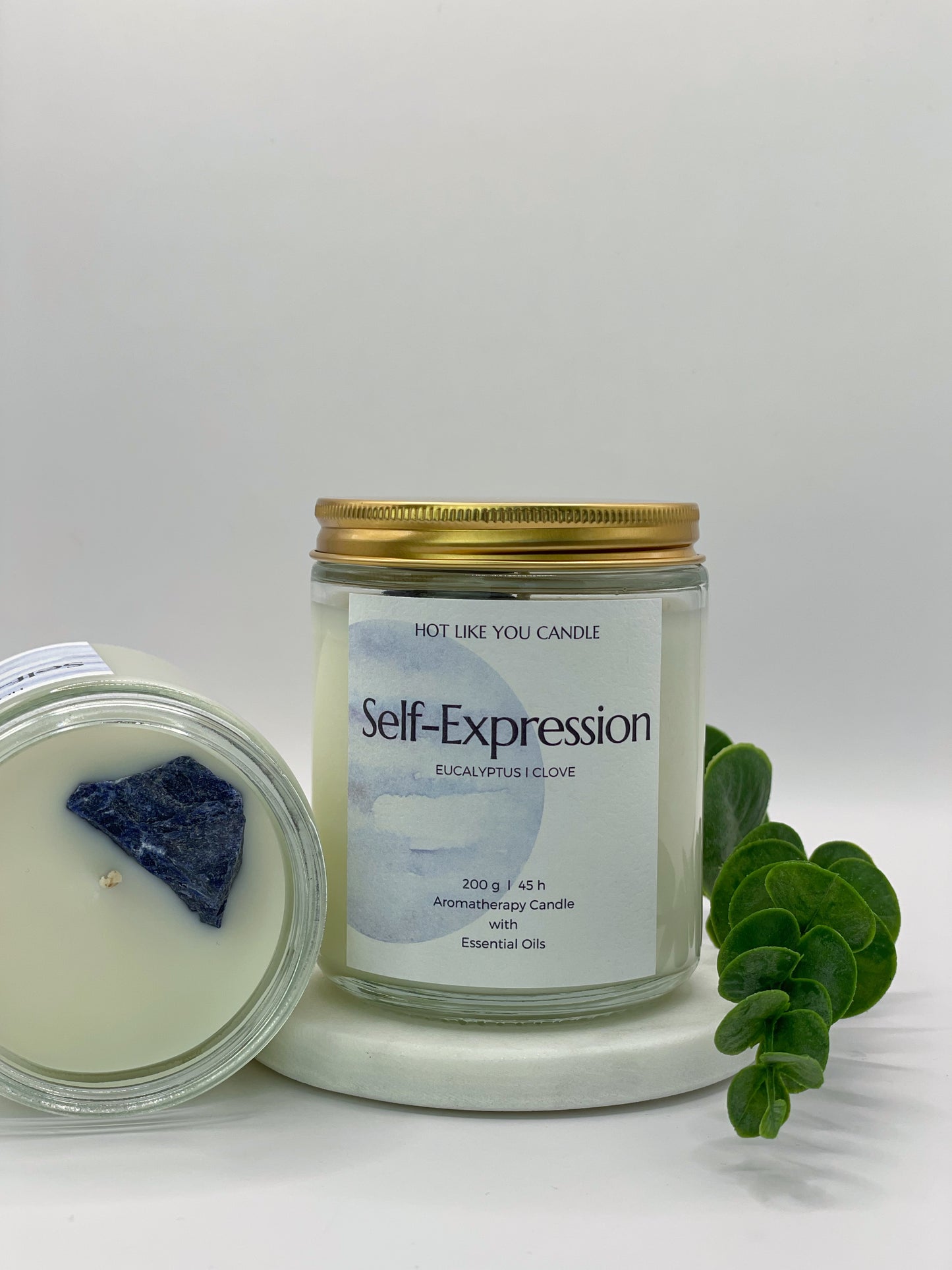 Self-Expression – Throat Chakra Manifestation Candle