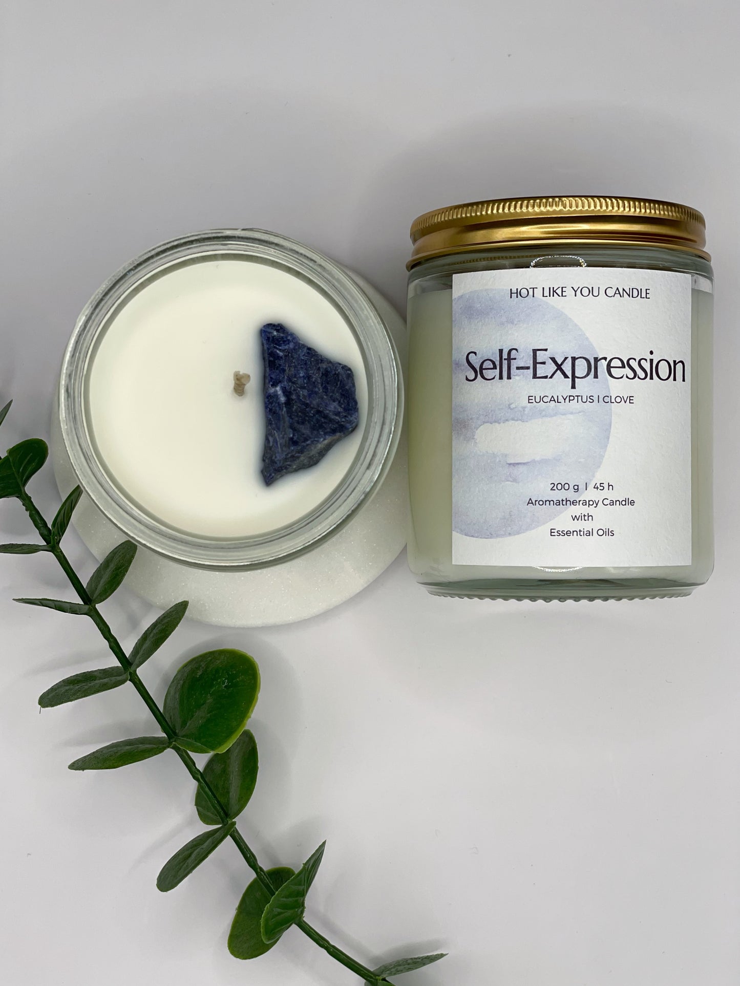 Self-Expression – Throat Chakra Manifestation Candle