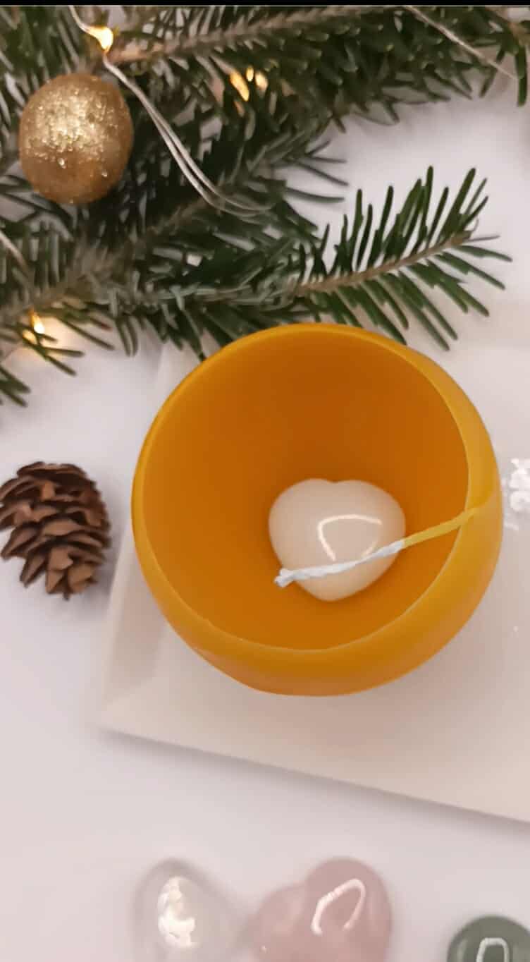 Natural beewax candles