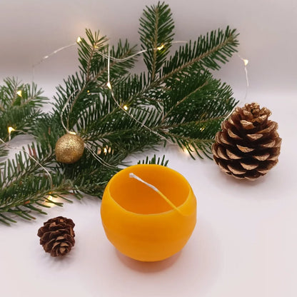 Natural beewax candles